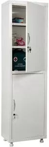 Шкаф медицинский металлический Hilfe МД 1 1650/SS
